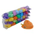 thumbnail image 3 of 48 Pc Plastic Egg Hunt with Peeps Chick Plush Fillable Easter Party Pack Colorful Pastel Surprise 2.5 Inch, 3 of 7
