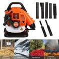 thumbnail image 2 of 1 Set Leaf Blower High Power 2 Stroke Strong Wind Force ABS Backpack Snow Blower for Garden, 2 of 9