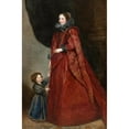 thumbnail image 3 of Anthony van Dyck 17x24 Black Modern Framed Museum Art Print Titled - A Genoese Lady with Her Child (C. 1623-1625), 3 of 5