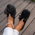 thumbnail image 4 of Willtoo Women's Faux Suede Square Toe Ballet Flats Bowknot Shoes Women Dressy Comfortable Slip-On Loafers Ballerina Flats, 4 of 7