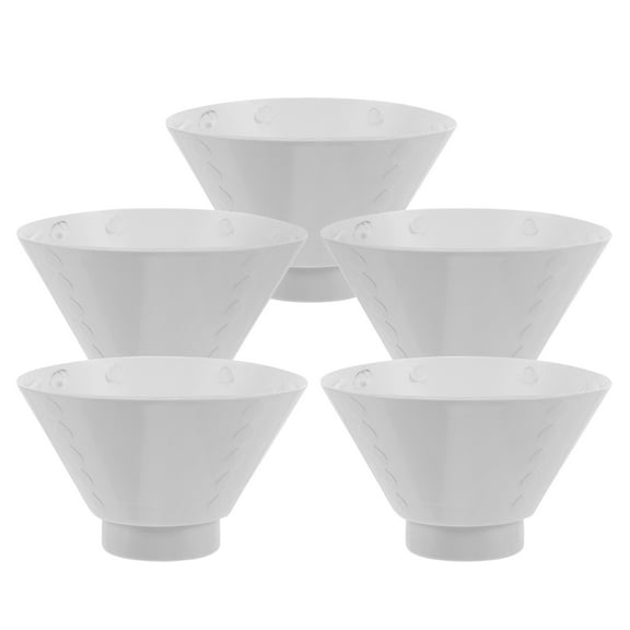 PBPBOX 5Pcs Waterproof Plastic Lamp Shade for Outdoor Industrial Lighting