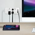 thumbnail image 2 of Mistaha 6-Outlet Power Strip with 3 USB Ports and Type-C Charging, 1.2m Cord, Surge Protection, Overload Protection, Mountable, Automatic Shut Off Switch - White, 2 of 6