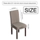 thumbnail image 2 of Fundas impermeables para sillas de comedor, juego de 2 fundas para sillas de cocina, 2 of 5