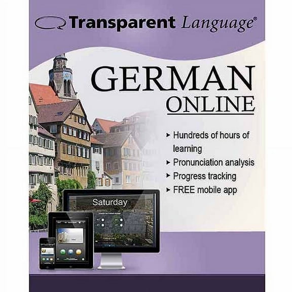 Transparent Language Online German (12 Month) (Digital Code)