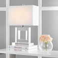 thumbnail image 1 of Safavieh Lighting Collection Town Square Crystal 21-inch Bedroom Living Room Home Office Desk Nightstand Table Lamp (LED Bulb Included), 1 of 5