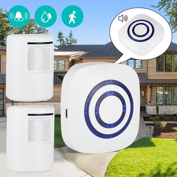 Tsv Motion Sensor Alarm Wireless Home Security Driveway Alert With Detector System Door Entry Bell Chime For Outdoor Detect Up To 230ft Connection Range 1 Receiver 2 Sensors Com Tsv Motion Sensor Alarm Wireless Home, Driveway Alert Alarm