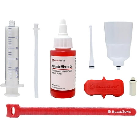 Bleed Kit for Shimano Hydraulic Road Gravel Mountain Bike Brakes with 60ml Mineral Oil