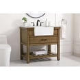 thumbnail image 2 of 36 inch single bathroom vanity in green, 2 of 8