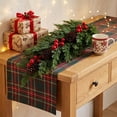thumbnail image 6 of YingYouFu Christmas Pine Teardrop Swag, Artificial Cedar Wall Hanging Garland Fir, Pinecone Decoration for Front Door Entryway Living Room Wall Mantel, 6 of 6
