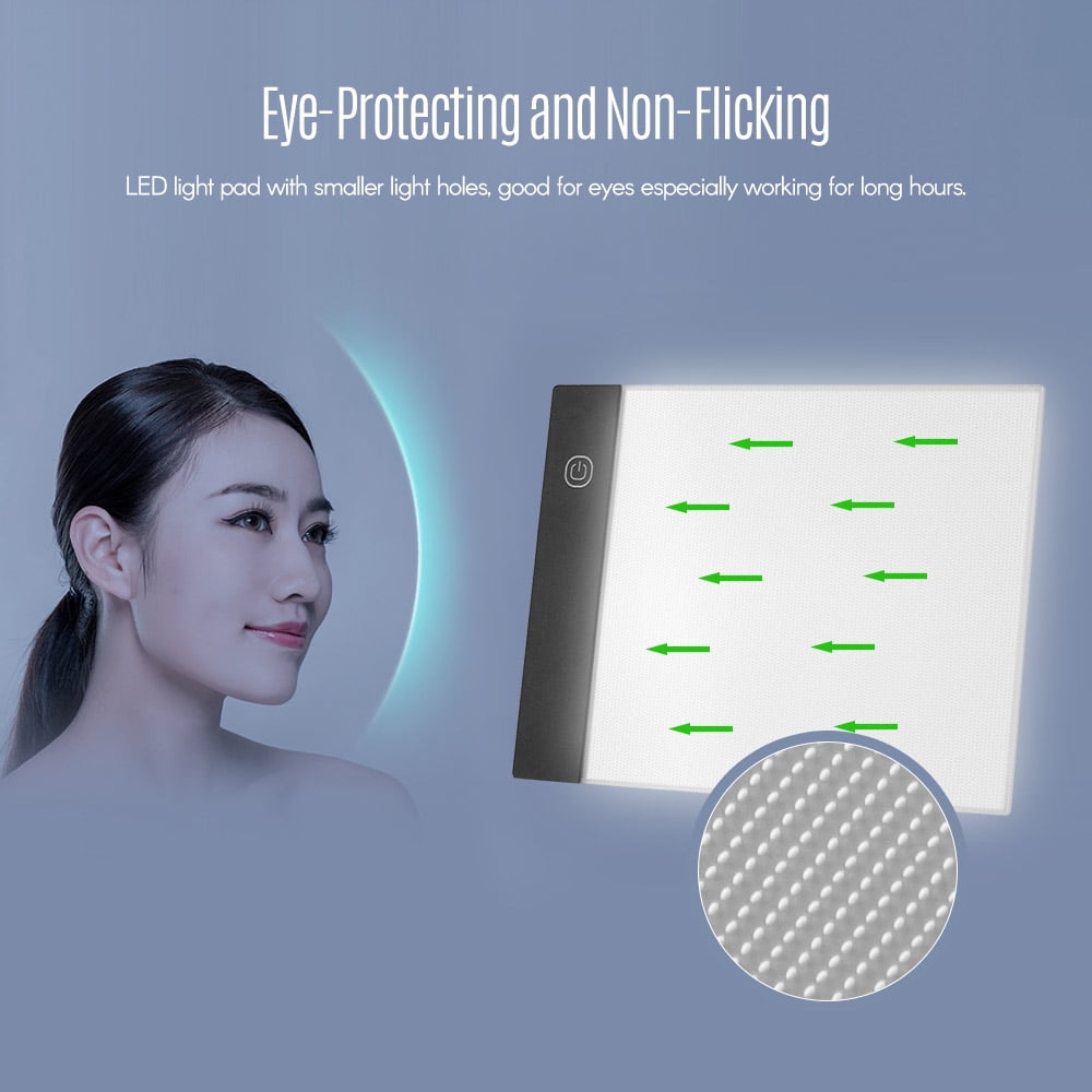 Dcenta Drawing Tracer, A5 Graphic Tablet Light Pad Digital Tablet Copyboard for Tracing Drawing Copying