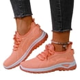 thumbnail image 2 of Domzle Wide Toe Box Shoes for Women 2026 Slip on Sneakers with Arch Support Extra Wide Width Comfort Walking Shoes Tennis Gym Shoes Saffron 40, 2 of 5