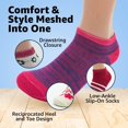 thumbnail image 3 of Calcetines BRIGHT STAR Mujer, bajo corte, tobillo, pack de 30 pares, talla 9‑11, 3 of 8