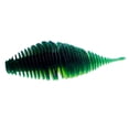 thumbnail image 3 of harayaa Soft Fishing Lure Worm Grub Maggots Lure for Trout Bass Freshwater Saltwater Green, 3 of 9