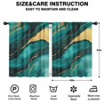 thumbnail image 2 of Blackout Kids Curtains,Teal Gold Marble Childrens Insulated Curtains Set Of 2,Bedroom Essentials,Toddler Room Decor 42x54in(106x137cm), 2 of 4