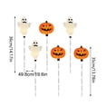 thumbnail image 4 of AZXY Halloween Yard Stakes Light, 6PCS Ghost & Jack O Lantern Solar Mixed Stake Light, Illuminated Metal Yard Decoration For Outdoor Garden & Night Halloween Party, 4 of 5