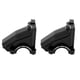 thumbnail image 5 of 2 piezas de carcasa de caja de cambios de repuesto para coche RC TRAXXAS 1/5, cubierta de diferencial delantera y trasera universal de aleación de aluminio, color negro, 5 of 14