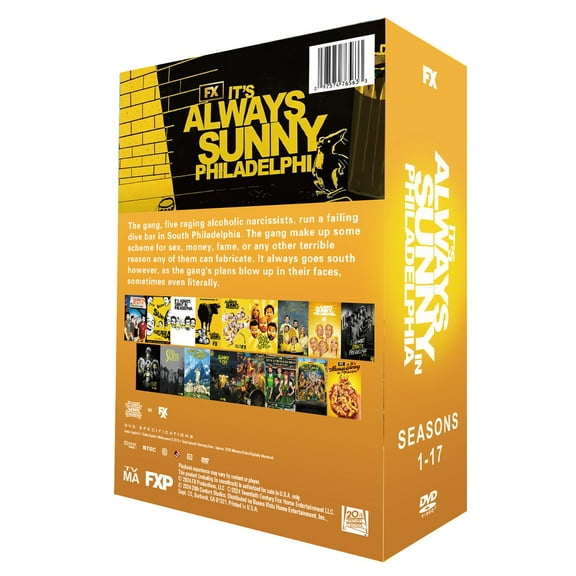 New It's Always Sunny in Philadelphia Season 1-17 (DVD 36-Disc) Sealed Free Ship