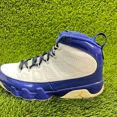 thumbnail image 5 of Ni - ke Ni - ke Air Jordan 9 Retro Mens Size 10.5 Blue White Athletic Shoes Sneakers, 5 of 5