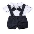 thumbnail image 1 of 2PCS/Set Baby Boy Clothes Romper+Pants Shorts Outfit Set, 1 of 5