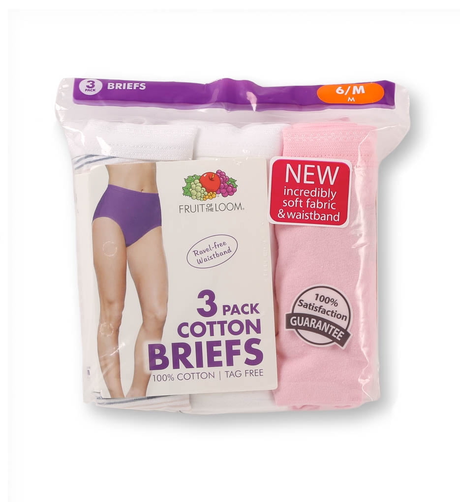 Fruit Of The Loom Women's 10 Pack Original Cotton Brief | Meses sin interés