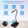thumbnail image 3 of Altavoz CallToU, sistema de intercomunicación e intercomunicador de mostrador para bancos, hospitales, oficinas, tiendas, estaciones de autobuses, taquillas, ventanilla, 3 of 7