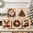 thumbnail image 6 of Christmas Pearl Diamond Painting Art Kit with Frame, DIY Pearl Beads Art Craft Kit for Adults Beginner, Gemstone Diamond Dots Beads for Home Decor Wall Art, Party Gift (RL), 6 of 6