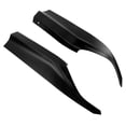 thumbnail image 3 of Ikon Motorsports 2PCS Rear Bumper Lip Diffuser Corner Apron Spats Added on Bodykit Replacement Compatible With 2018-2022 Honda Accord PP Polypropylene IKON V2 Style Unpainted Black, 3 of 8