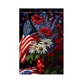 thumbnail image 3 of Yhmxh 4th of July Garden Flag 12x18 Inch Patriotic Double Sided Burlap Flag Outside, Memorial Day Welcome Flag American Stars and Stripes 250th Anniversary Flag Yard Outdoor Decoration, 3 of 7