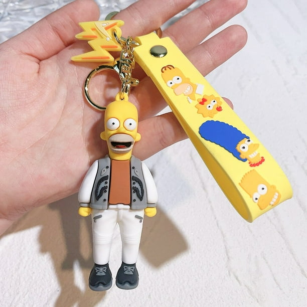 NUEVO Anime Cartoon The SimpsonsSeason Llavero Lindo SimpsonsSeason Muñeca Colgante Coche Llavero Decoración de mochila Regalos de joyería xuanjing unisex