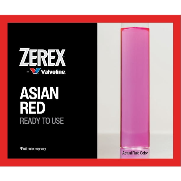 Zerex Asian Vehicle Red Antifreeze Coolant 50/50 Ready-to-Use 1
