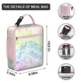 thumbnail image 2 of Premium Insulated Tie dye Lunch Box for Men & - Reusable Lunch Bag with,Hour Temperature Retention, Compact & Lightweight Design for Office, Work, Picnic, Travel - Durable Lunch Tote for Adults., 2 of 5