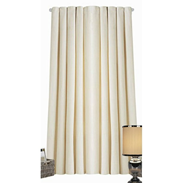 Rod Pocket Top Window Treatment Thermal Insulated Blackout Curtains Cream 40x63 Com Rod Pocket Top Window Treatment Thermal, Cream Tab Top Blackout Curtains