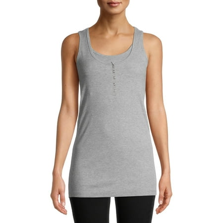 

Planet Motherhood Maternity Women s Nursing Henley Tank Top