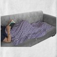 thumbnail image 6 of Art Deco Soft Flannel Fleece Throw Blanket, Vintage Design Inspired Modern Illustration of Stars and Shapes, Cozy Plush for Indoor and Outdoor Use, 50" x 70", Blue Violet Dark Violet, by Ambesonne, 6 of 6
