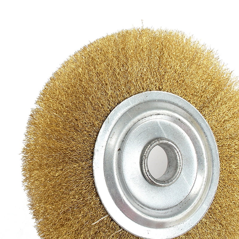 5 Inch Copper Wire Wheel Brass Brush For Bench Grinder Metals Polishing Supplies 5 Inch Copper Wire Wheel Brass Brush For Bench Grinder Metals Polishing Supplies