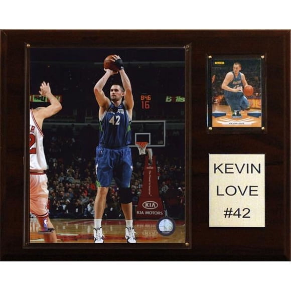 Plaque de Joueur NBA Kevin Love Minnesota Timberwolves