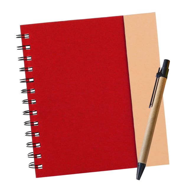 Libreta Ecológica de Cartón con Espiral y Cierre Magnético | Con Notas Adhesivas, Blocks de Notas y Bolígrafo | 70 Hojas Rayadas | Cuaderno de Notas Ideal para Papelería, Oficina y Escuela