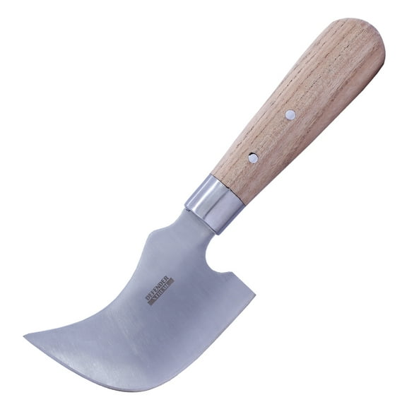 Defender-Xtreme 8.5"" Hand Made Crescent Shape Lead Knife Wood Handle With Sheath