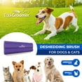 thumbnail image 2 of Cepillo para deshedar EquiGroomer para perros y gatos, color morado, 2 of 8