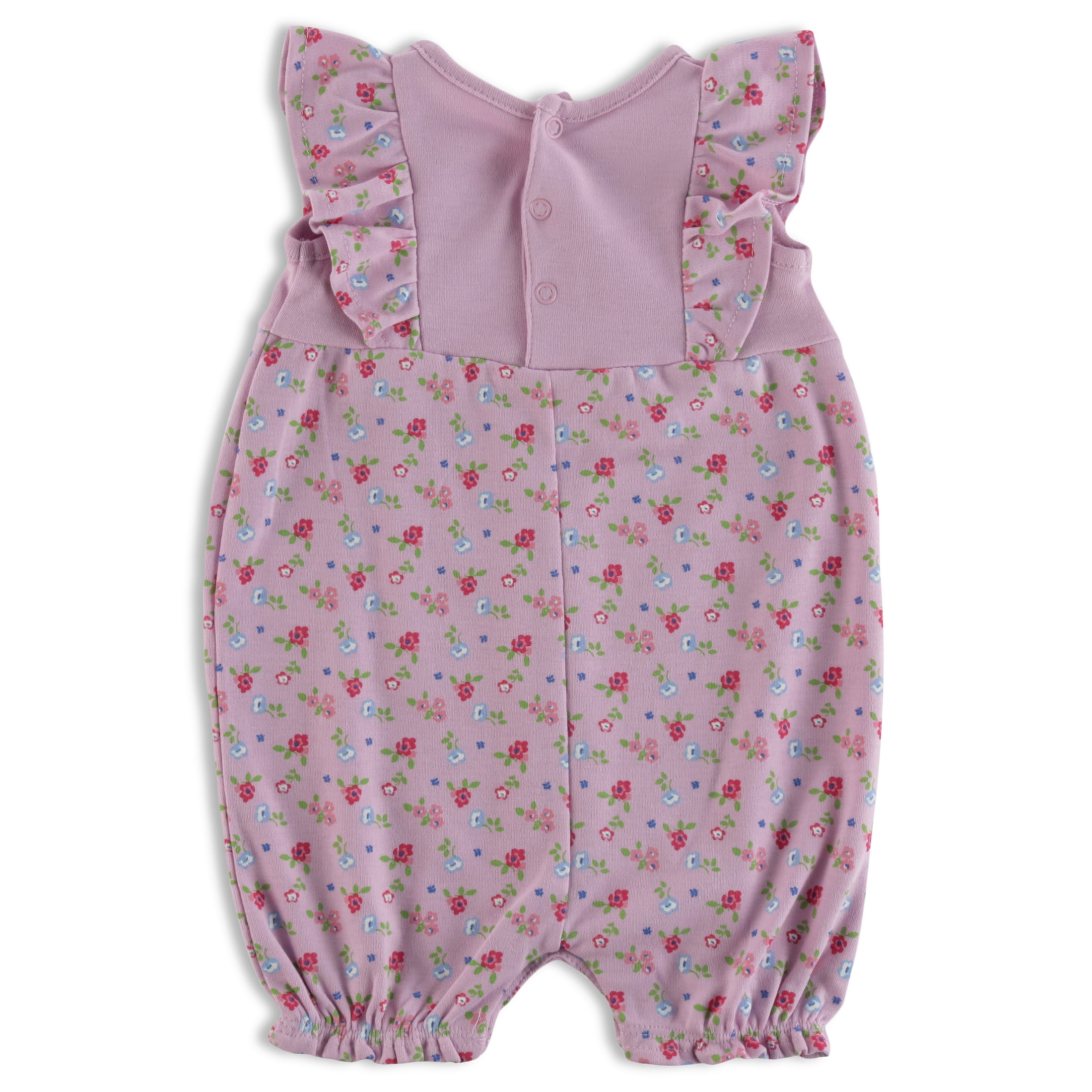 Quiltex Baby Girls Romper with Matching Headband, Sizes 0/3M-24M