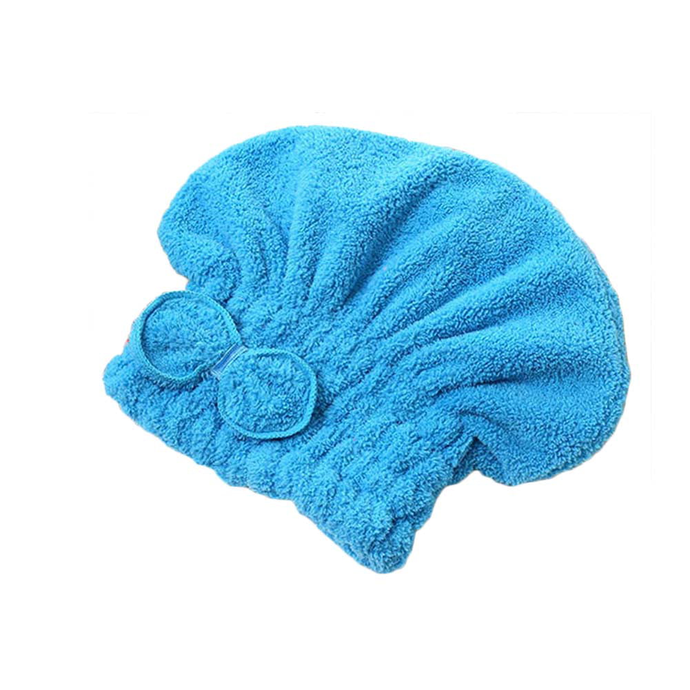 everd1487HH Microfiber Bowknot Elastic Water Absorbent Quick Dry Wrap Hair Hat Shower Cap,Soft and Comfortable Material