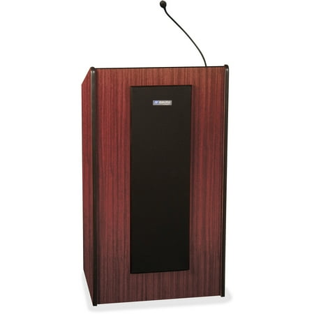 AmpliVox Presidential Plus Lectern, 25-1/2w x 20-1/2d x 46-1/2h, Mahogany