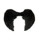 thumbnail image 2 of Ala de ángel Cosplay Ala de plumas Disfraz de Halloween Mujeres Ala de plumas decorativas para suministros de fiesta Vacaciones Cumpleaños Carnaval Negro, 2 of 8