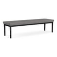 thumbnail image 1 of Lenox Steel Reception Waiting Room 3-Seat Bench / Black Steel / Light Gray, 1 of 5