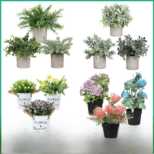 Combinación de plantas de simulación, maceta de pulpa artificial de escritorio, decoración del hogar, maceta de simulación