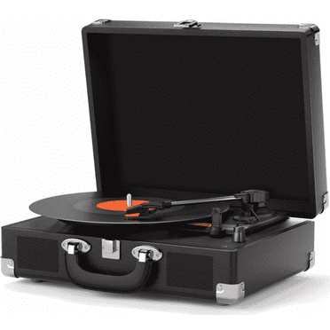 MAIO Turntable Record Player, 3-Speed 33/45/78RPM Vinyl Spinner with 2 Built-in Stereo Speakers, Headphone Jack, USB, AUX-IN, RCA-Out and Recording