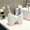 White, variant on Foqnuq Bow Shaped Toothbrush Holder, Cute Storage Organizer, Double Compartment Bathroom & Desk Caddy, Adorable Pen & Makeup Brush Stand, Space-Saving Vanity Accessory