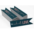 thumbnail image 2 of Inkdotpot Pack Of 50 Real Rose Gold Foil Paper Tags Made With Love Text Favor Hang Tags, 2 of 6