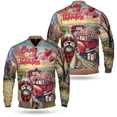 thumbnail image 3 of Be My Valentine's Shih Tzu Truck Full of Love Flower Balloon All Over Print 3D Baseball Jacket Lion Dog Lover Gifts Bomber Jacket Softball - 02029, 3 of 6