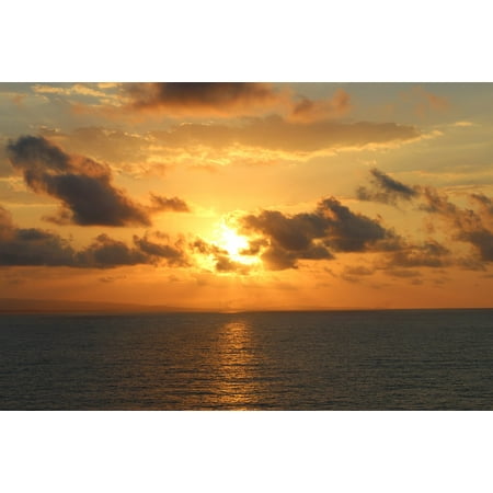 LAMINATED POSTER Romantic Sunset Florida Solar Energy Sea So Poster Print 24 x